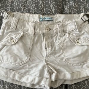 Women's low rise shorts.